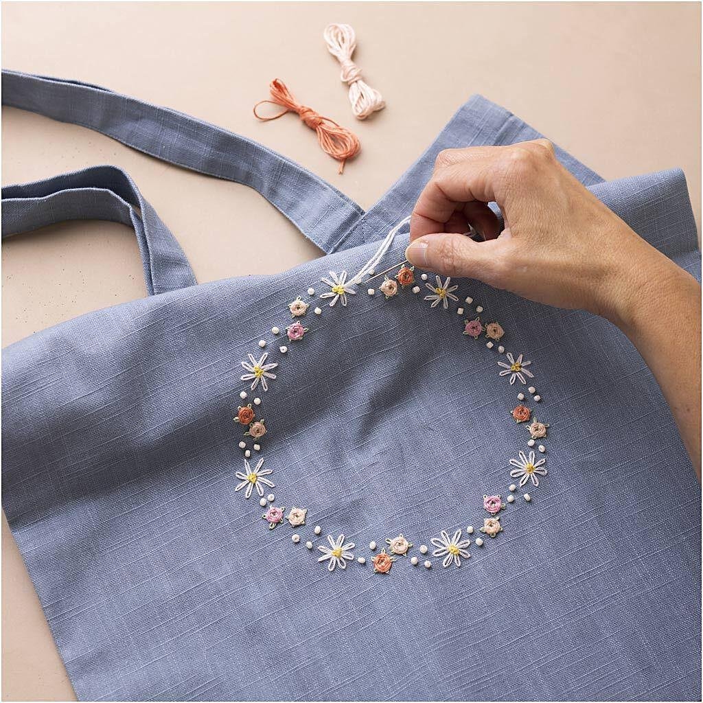 Craft Kit Embroidery – Комплект за бродиране на чанта | Creativ Company