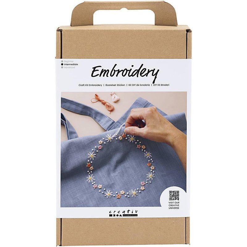 Craft Kit Embroidery – Комплект за бродиране на чанта | Creativ Company