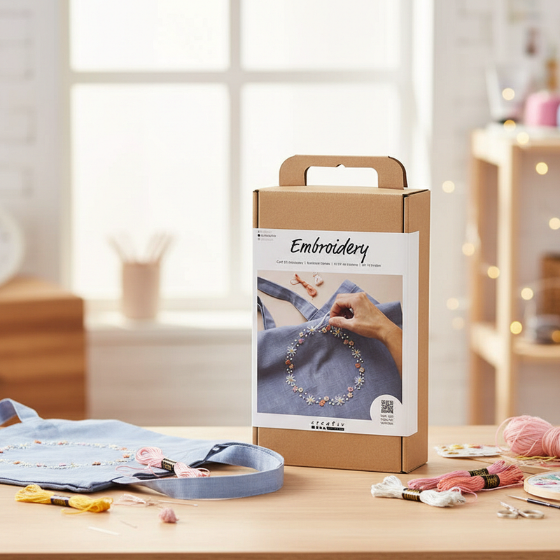 Craft Kit Embroidery – Комплект за бродиране на чанта | Creativ Company